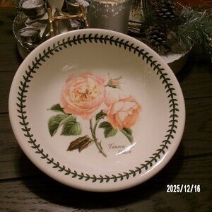 PORTMEIRION BOTANIC ROSES TAMORA PEACH 8-1/2" BOWL VERY PRETTY